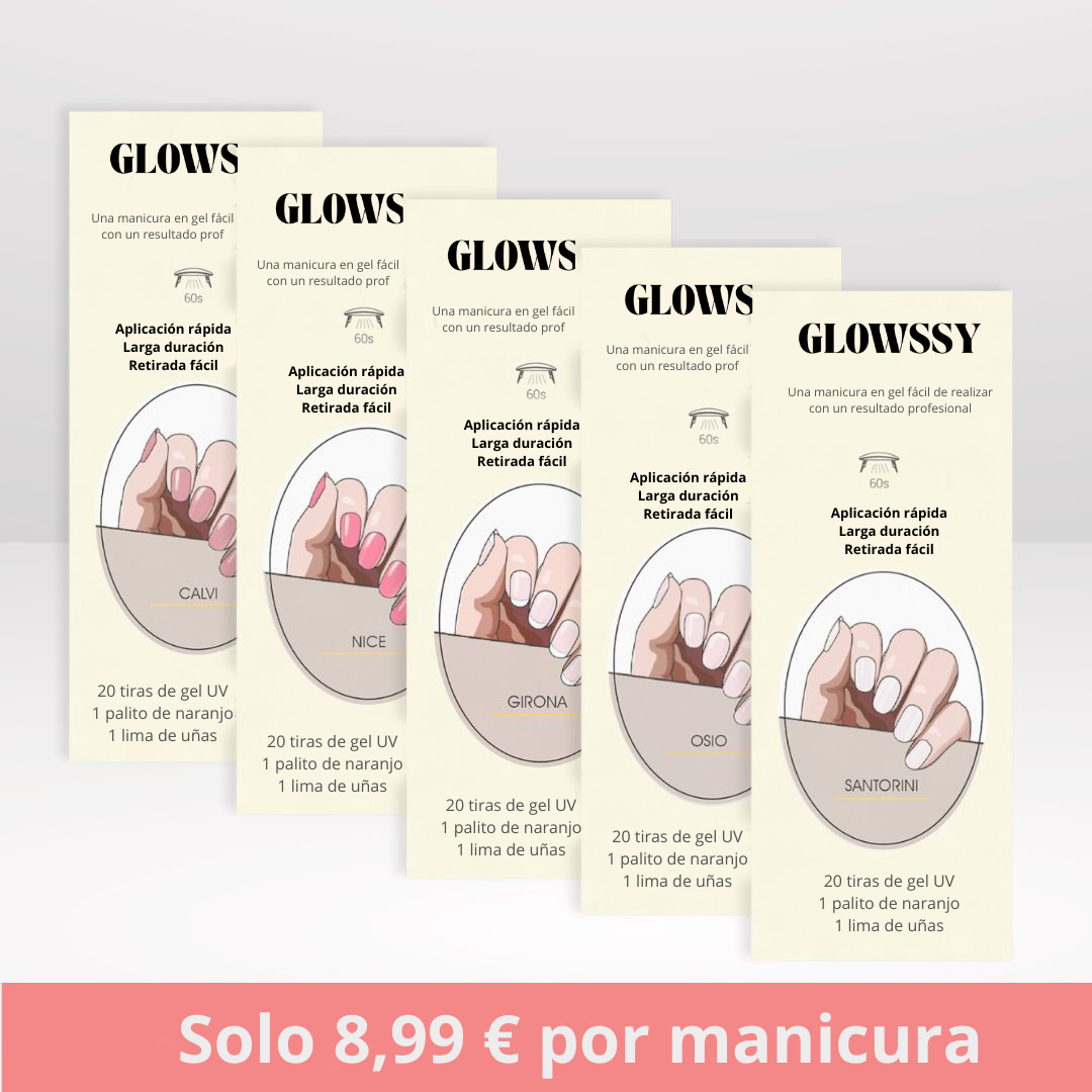 Pack de 5 Tiras de Gel UV
